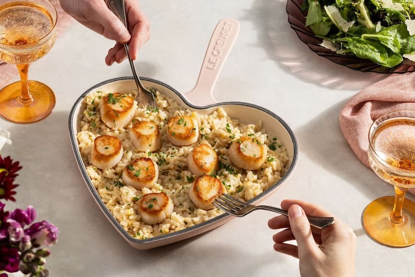 Champagne & Seared Scallop Risotto